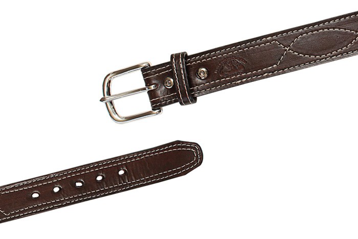 Fancy Stitch Leather Belt – RL27 - Rudy Lozano Belt Store