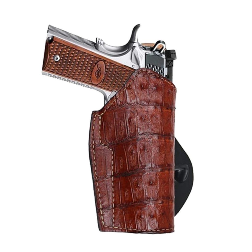 Exotic-Crocodile-Skin-Gun-Holster