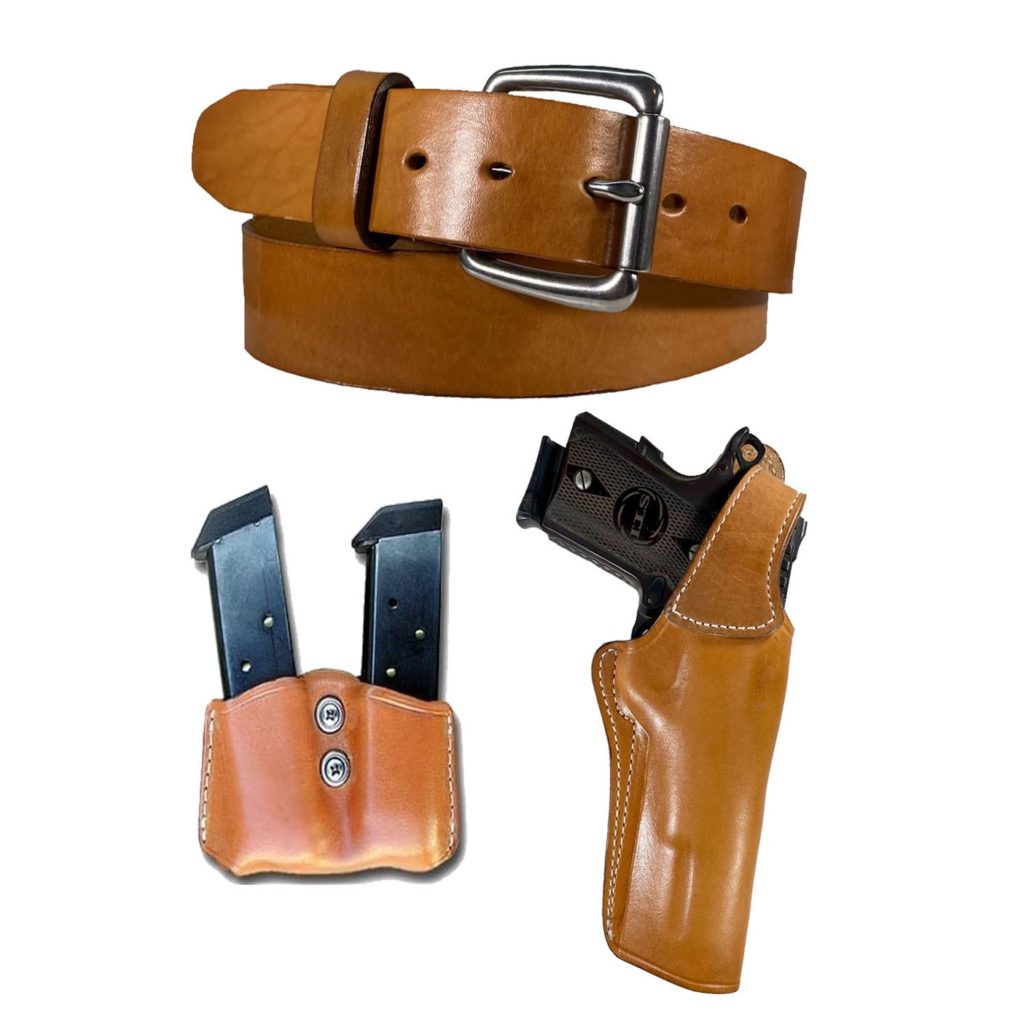 Premium-Leather-Belt-Gun-and-Magazine-Holster-Combo