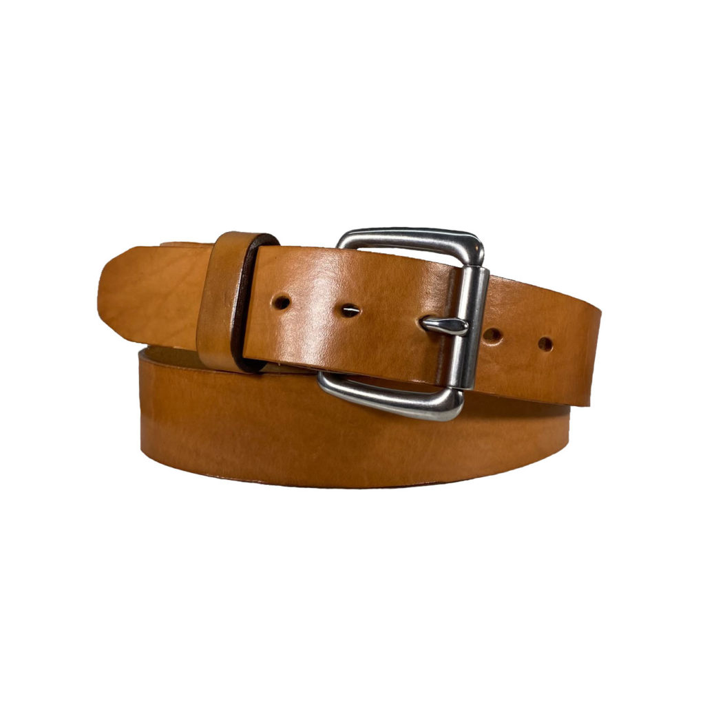Single-ply-leather-belt